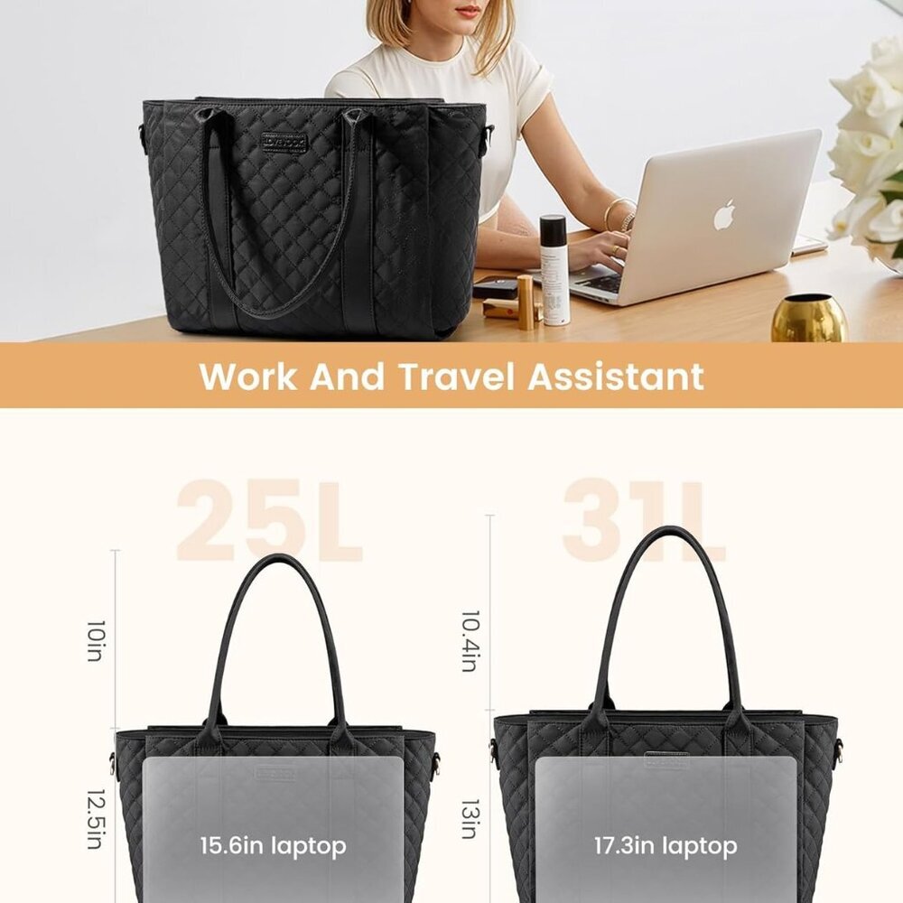 Stylish Multi-Function Tote Bag with Hidden Pocke… - image 3